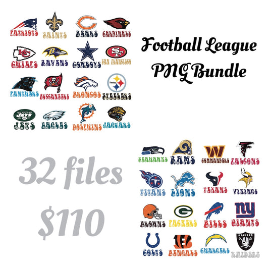 Football league PNG bundle